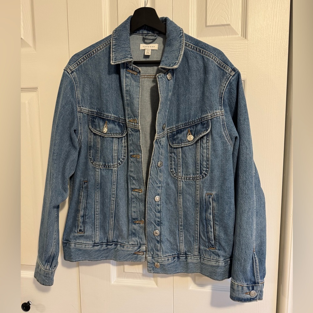 Topshop Oversized Denim Jacket